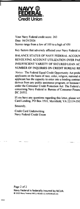 NFCU Reconsideration for Another Card After Flagship Denial?