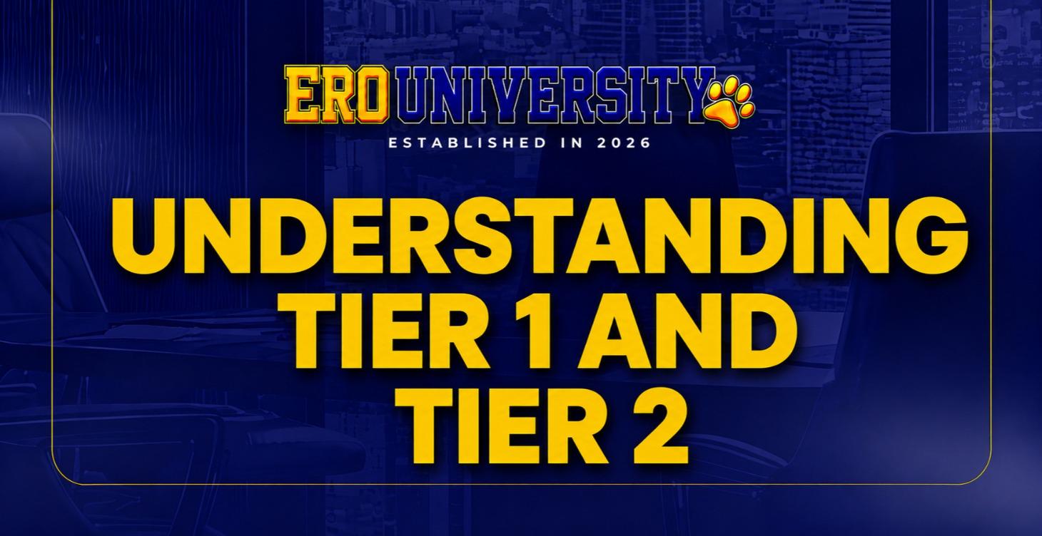 1.5 UNDERSTANDING TIER 1 AND 2