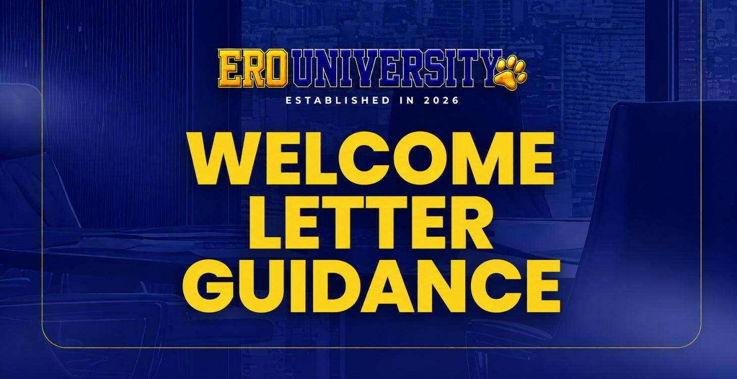 2.5 WELCOME LETTER GUIDANCE FOR TIER 1 AND 2