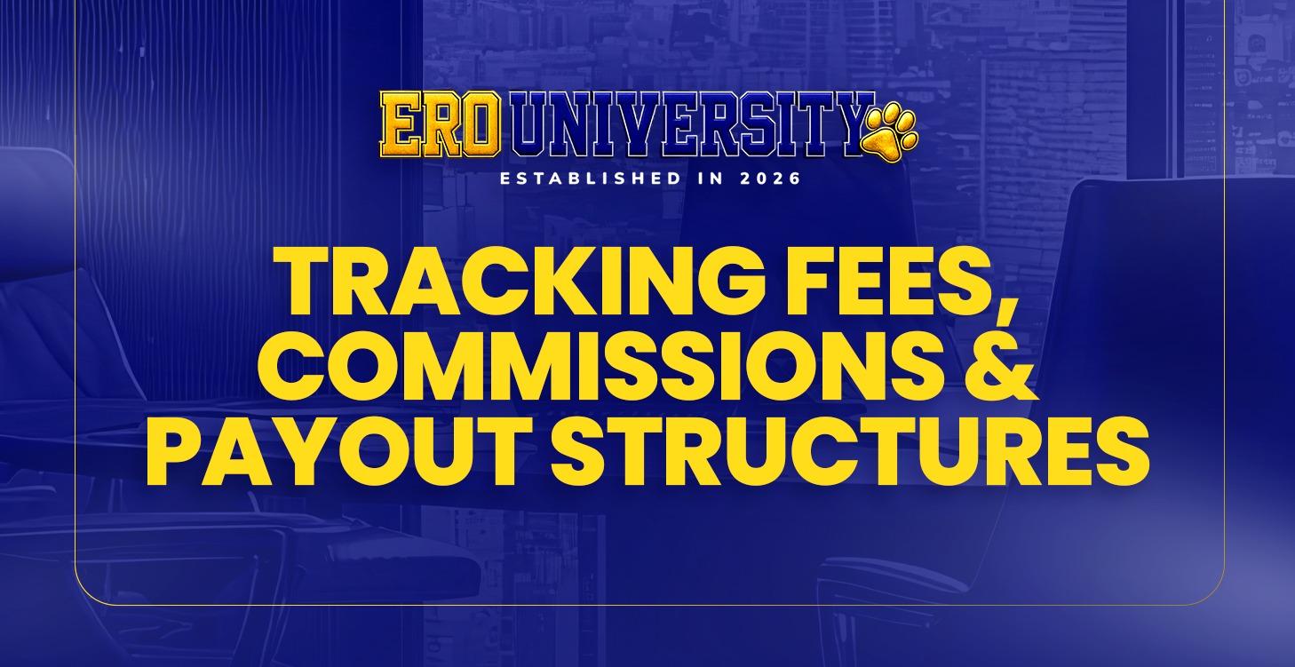 3.7 TRACKING FEES COMMISSION AND PAYOUTS