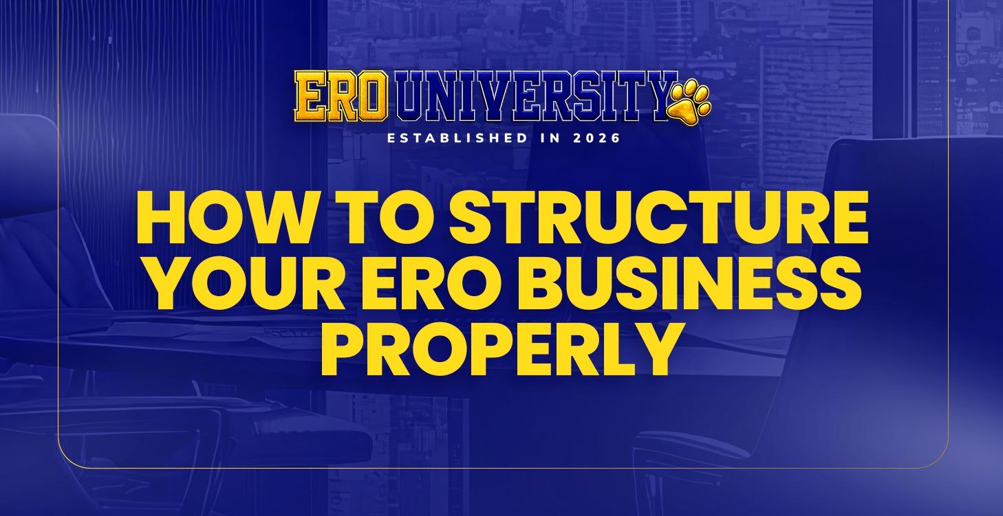 2.7 PROPER BUSINESS STRUCTURE