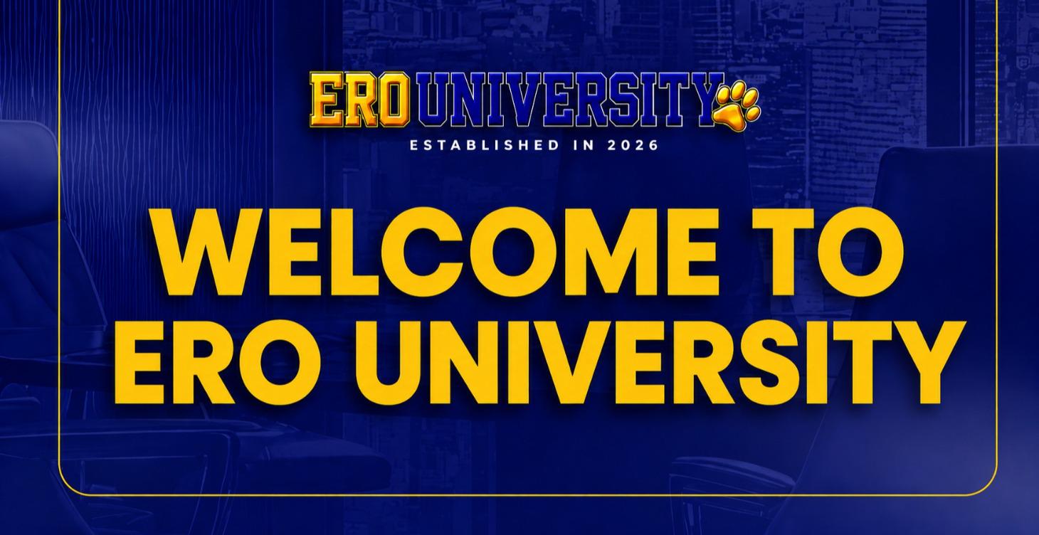 1.0 WELCOME TO ERO UNIVERSITY