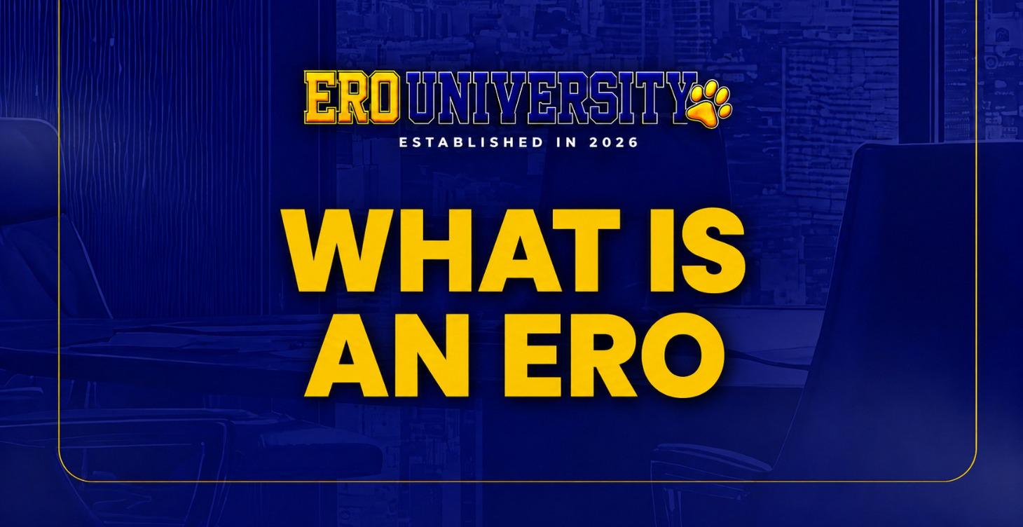 1.3 WHAT IS AN ERO