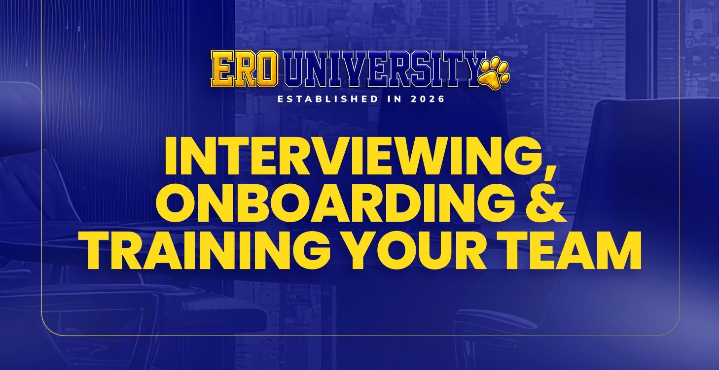3.8 INTERVIEWING ONBOARDING YOUR TEAM