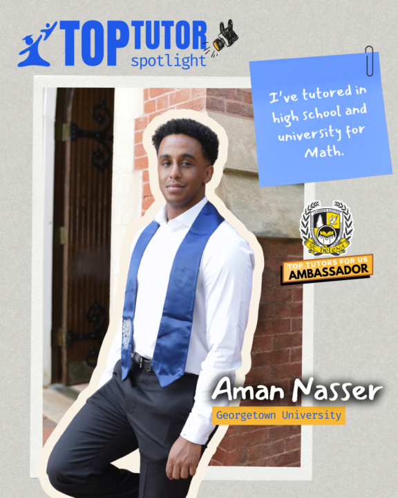 ✨ Top Tutor Spotlight: Meet Aman Nasser