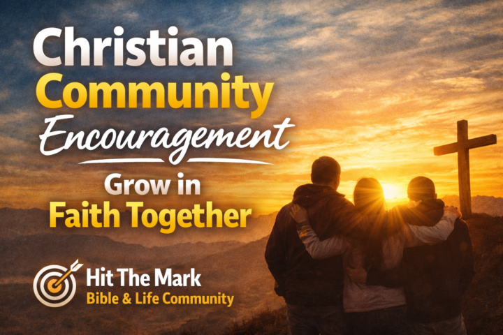 Christian Community Encouragement | Grow in Faith Together | Hit The Mark Bible & Life Community