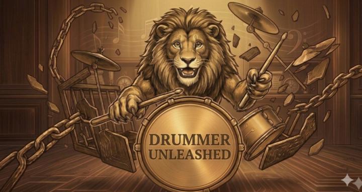 Confident Drummer w/Sandy