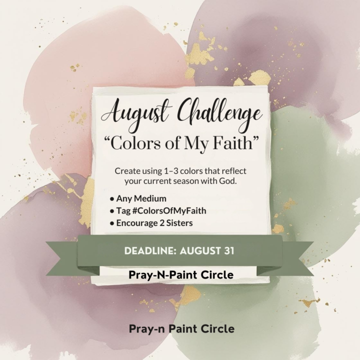 🎯 August Challenge – “Colors of My Faith”