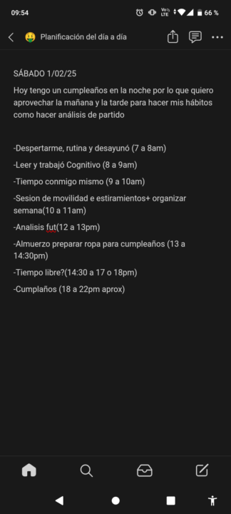 MI SÁBADO 1/02/25