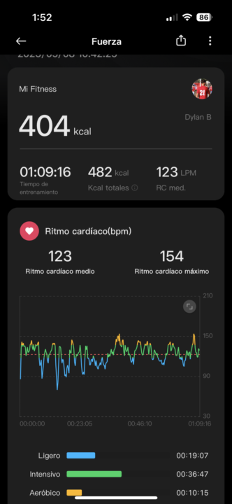 “dia 1” gym 08/09