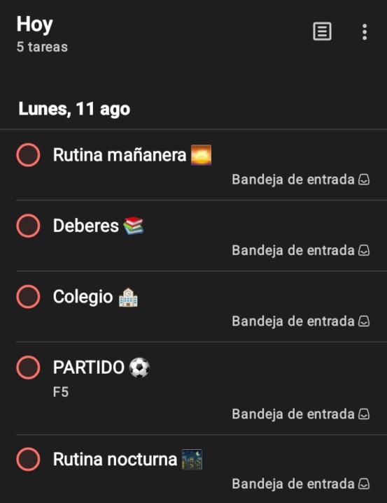 MI DÍA LUNES 11/08