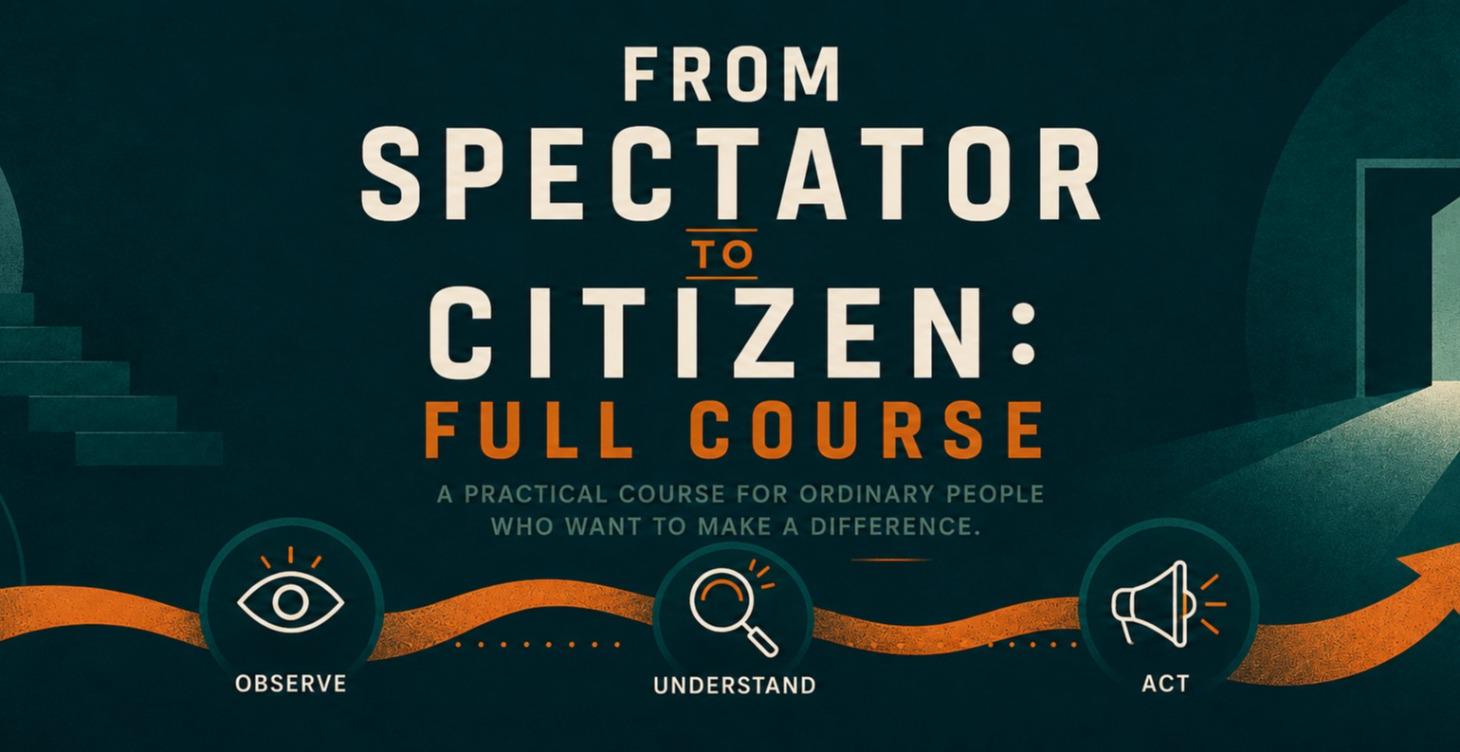 From Spectator to Citizen (FULL COURSE)