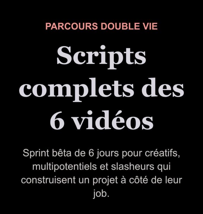 Update Sprint 6 Jours. 