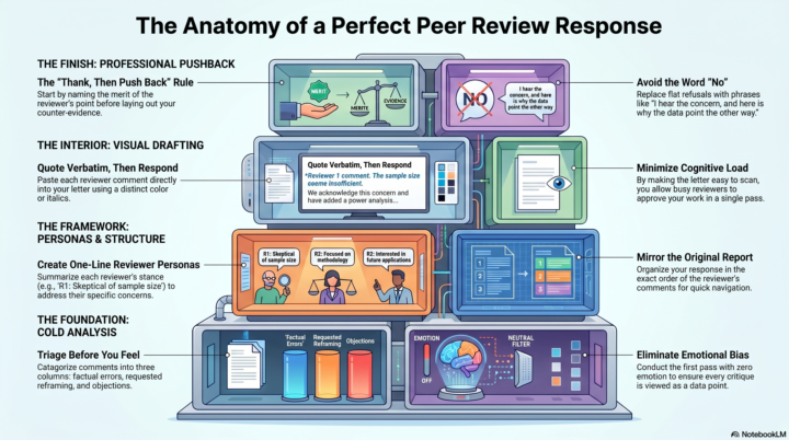 5 steps that cut the time I spend on responses to reviewers for my academic journal submissions from 3 weeks to 4 days.