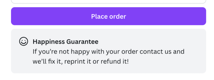Don't make a mistake when submitting your design via Canva...