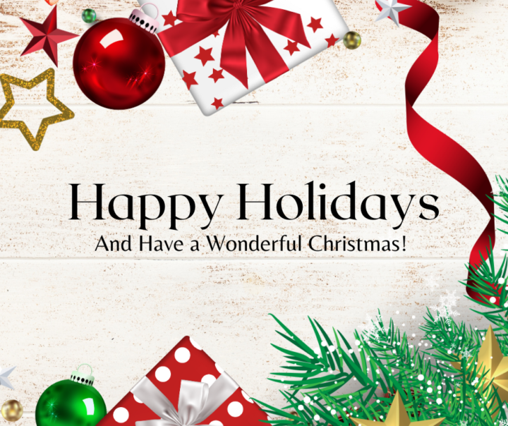 Happy holidays! 