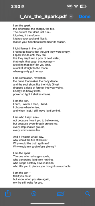 I Am The Spark