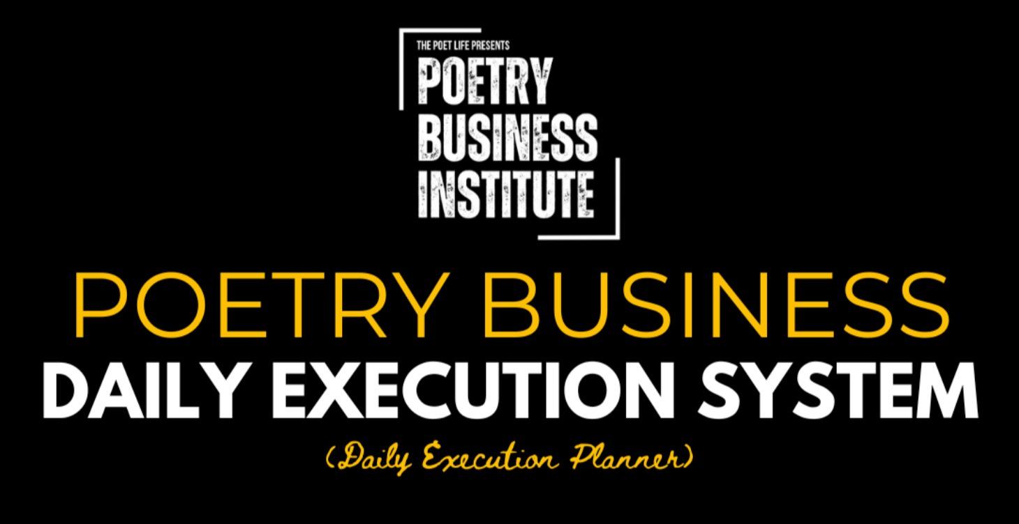 The Poetry Business Daily Execution System
