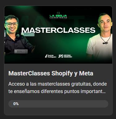 📌 Disponible MasterClass Gratis 17/11