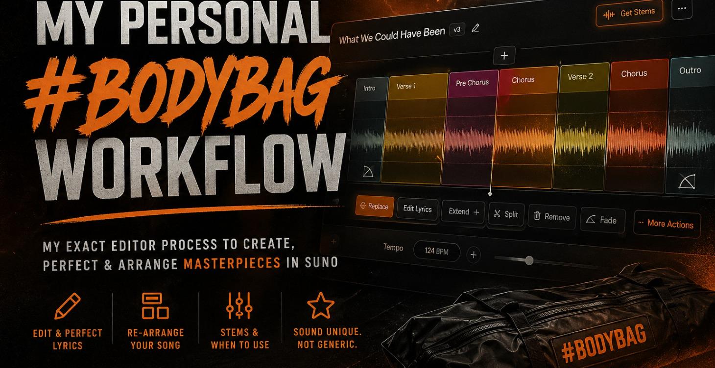 My Personal Hashtag Bodybag Work Flow