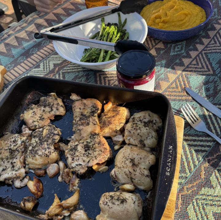 The easiest and yummiest roast chicken you'll ever make