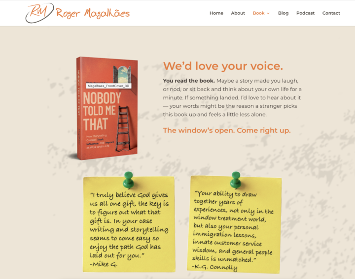 Feedback on Book Review Page 