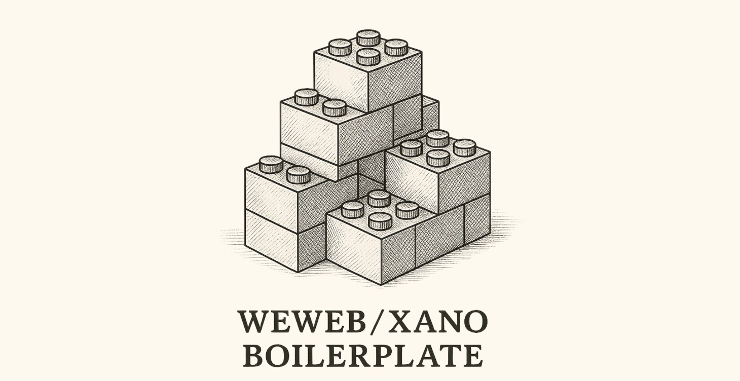 WeWeb/Xano Application Boilerplate