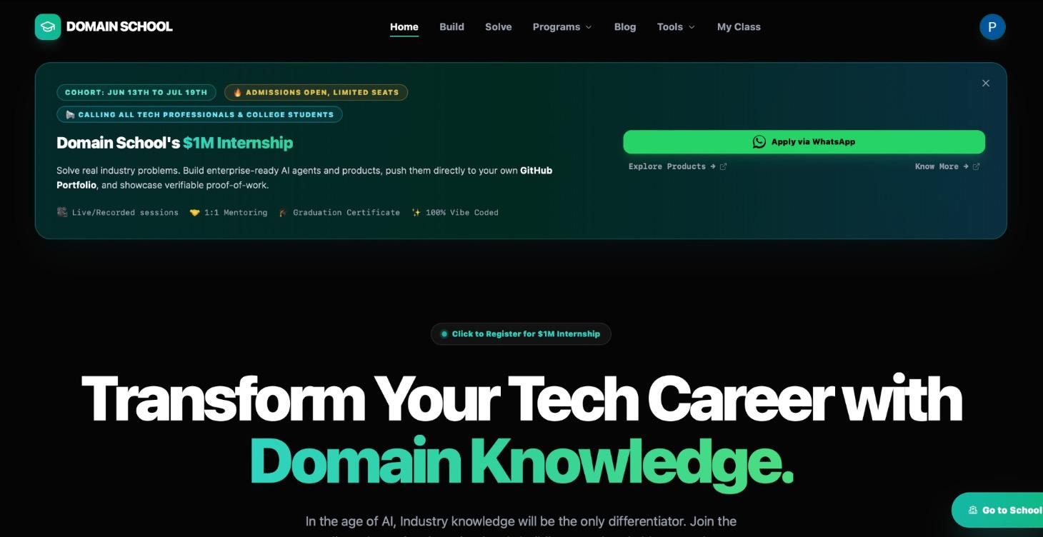 $1Mn Internship