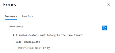 Issue with Fabric capacity creation on Azure portal