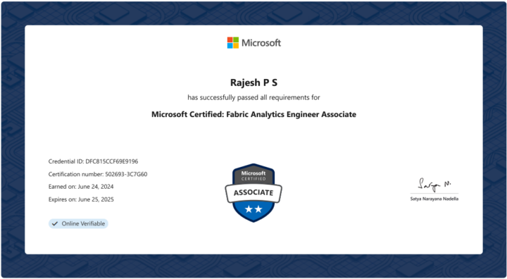 Passed the DP-600 Exam!