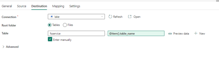 Lakehouse Schema - help required