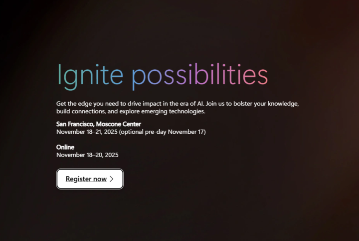 IGNITE Conference Announcements 🧵