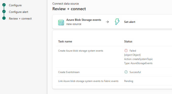Adding a trigger for Azure Blob storage events