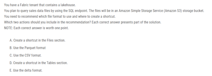 Confusing DP 600 question