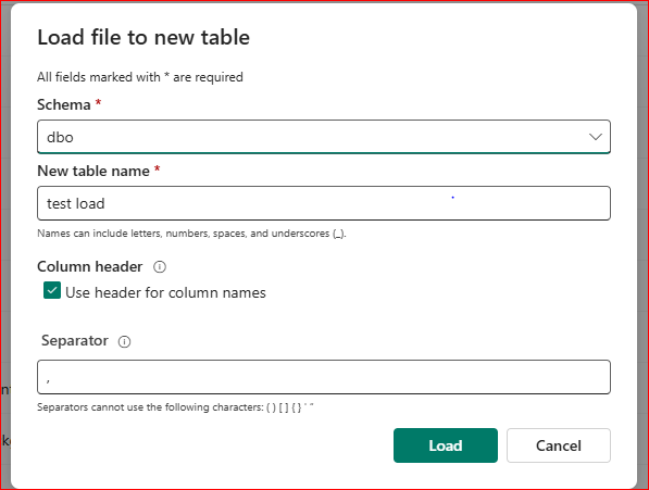 Should Table Names be defined using space or underscore?