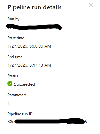 Data Pipeline running as incorrect user