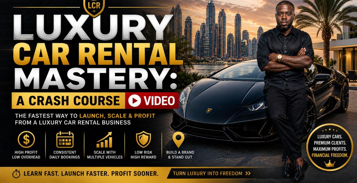 Luxury Car Rental Mastery: A Crash Course Video