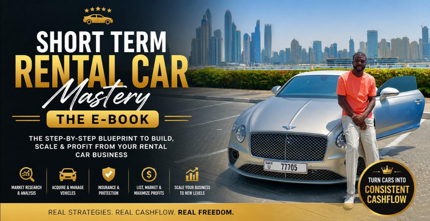 Short Term Rental Car Mastery The E-Book