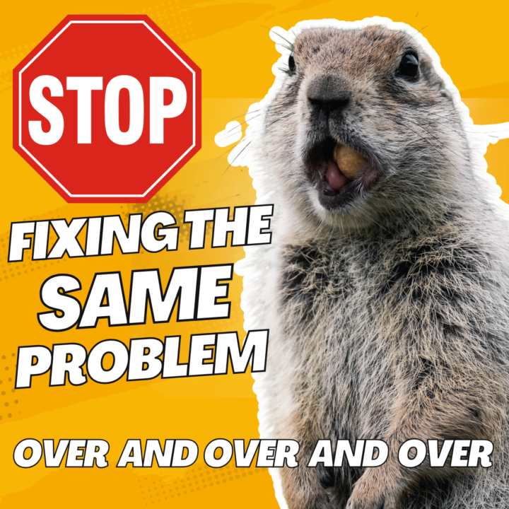 What happens when you're too busy to fix problems properly?