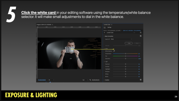 WHITE BALANCE STUFF
