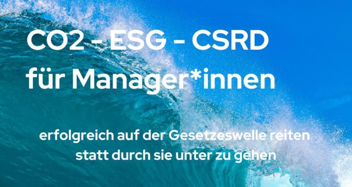 CO2 - ESG - CSRD für Manager