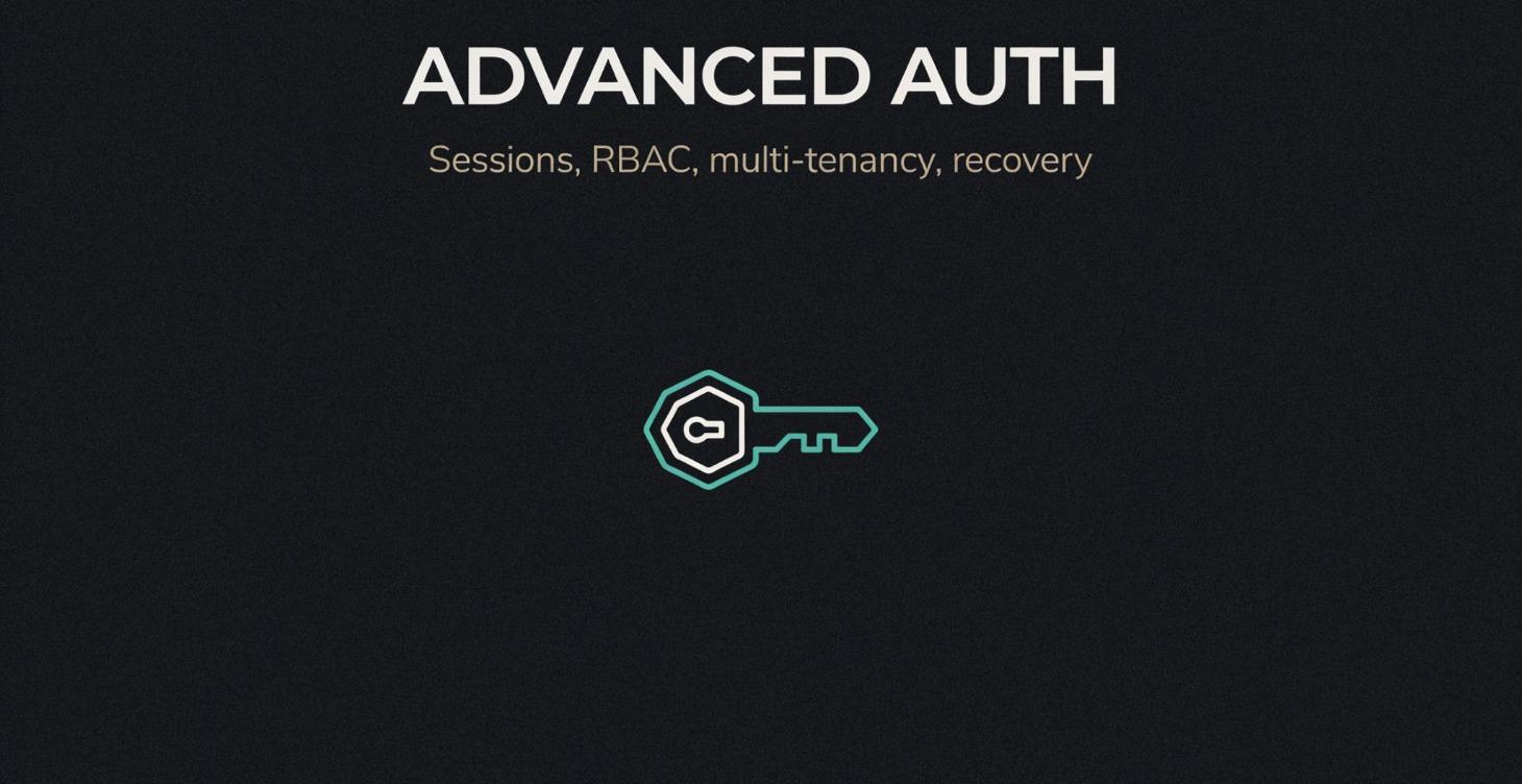 Advanced Authentication