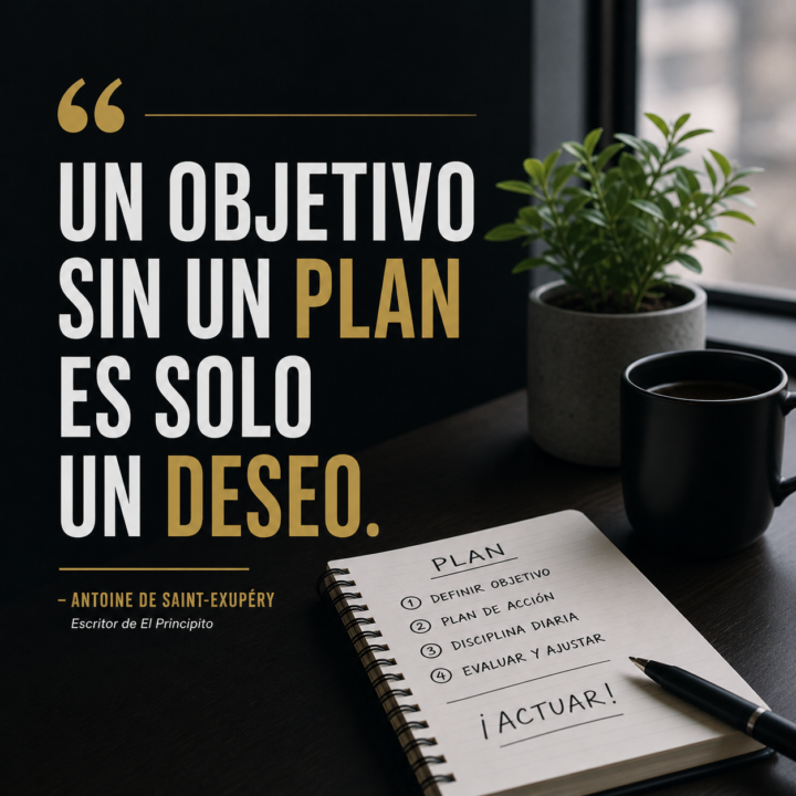 Tener metas no basta… ¿tienes un plan?