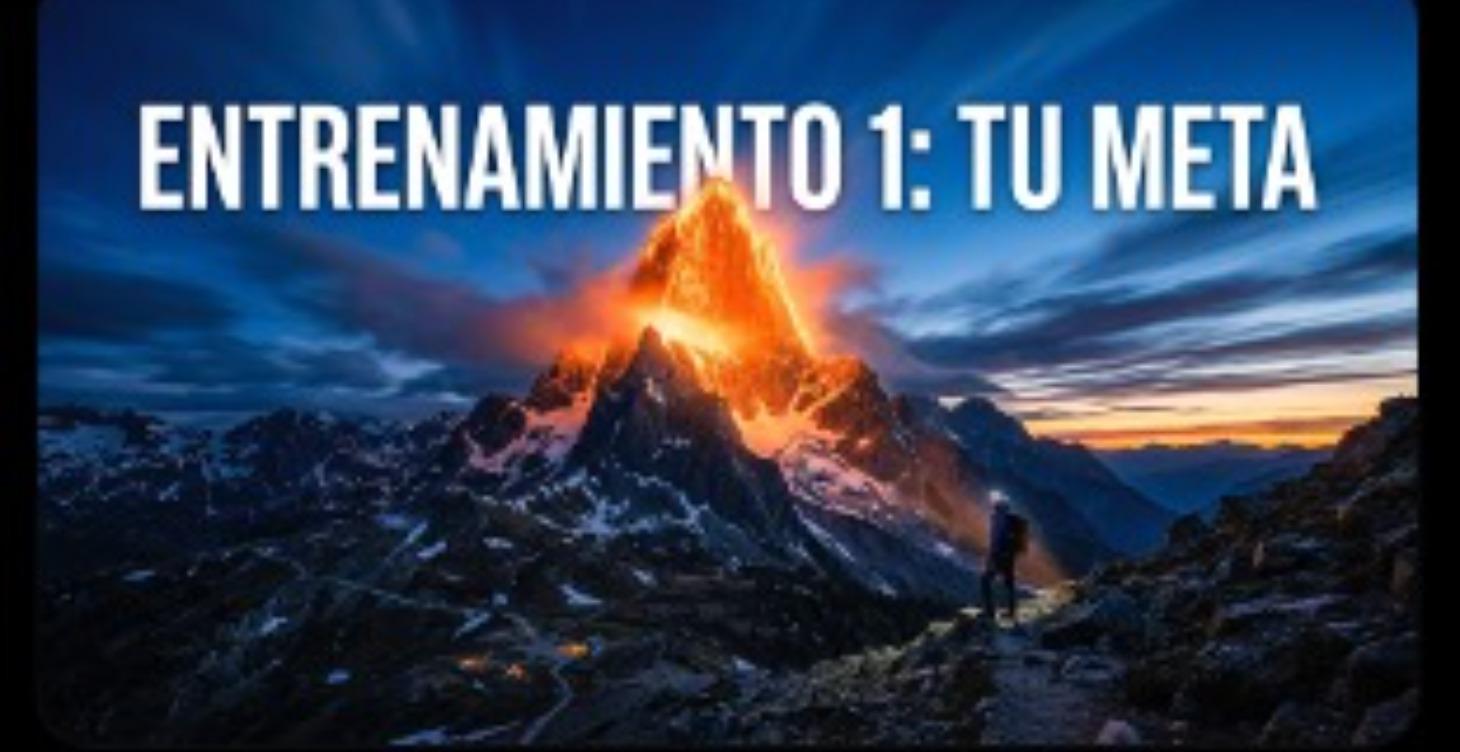 Entrenamiento 1. Tu meta
