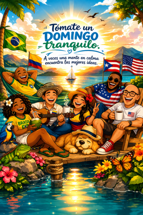 Tómate un domingo tranquilo. 