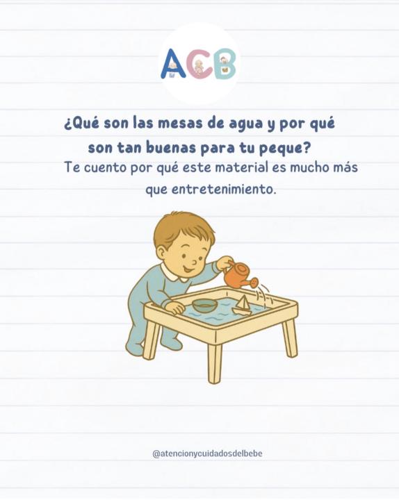 Mesa de agua: juego, desarrollo y conexión 