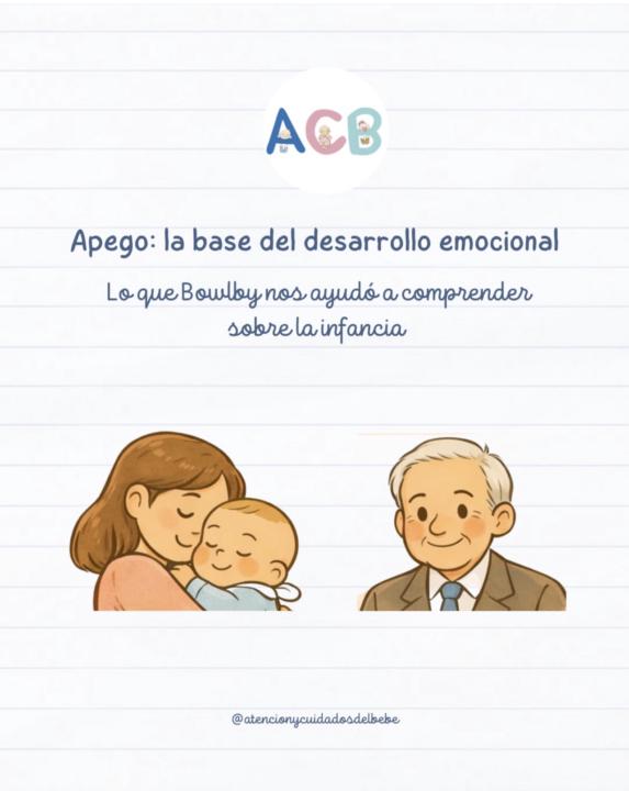 El apego no malcría, sostiene.