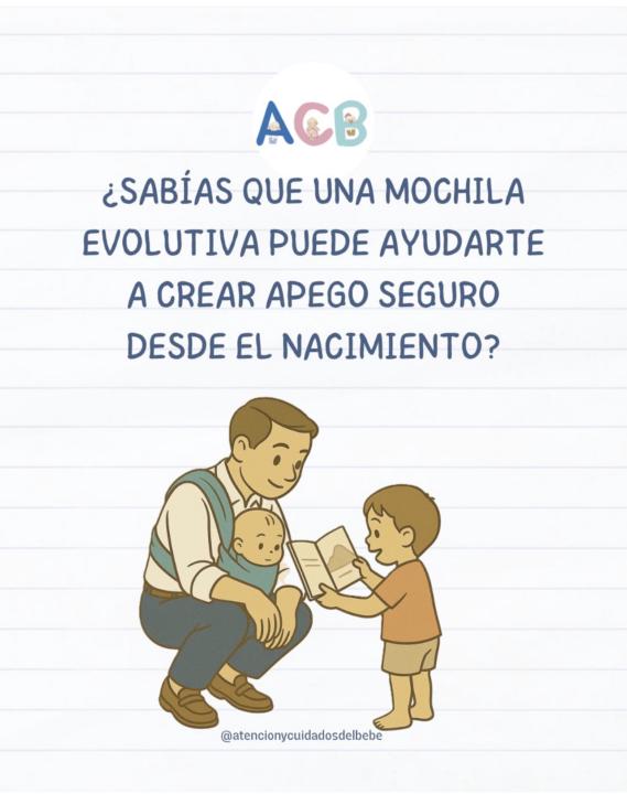¿Y si portear fuera mucho más que llevar al bebé encima?
