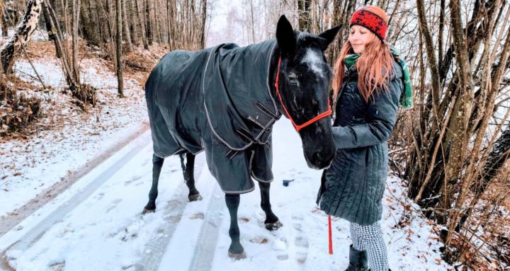 Catherine talks German