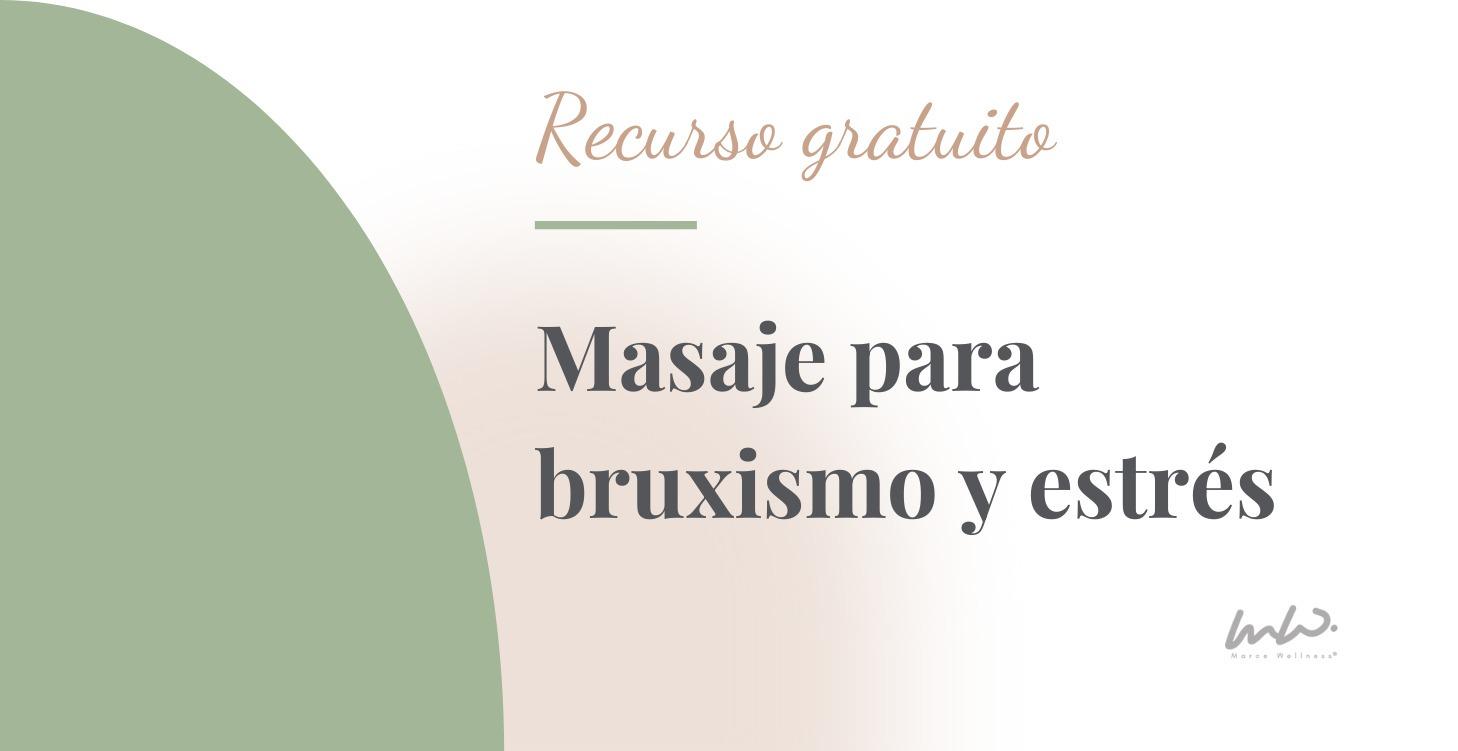 Masaje para bruxismo y estrés
